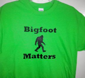 Green Bigfoot Matters T-Shirt