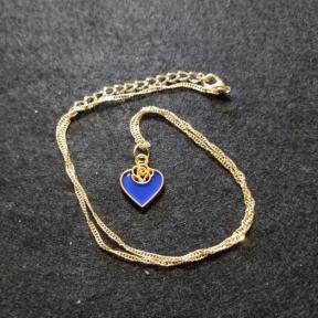 Blue Heart Necklace