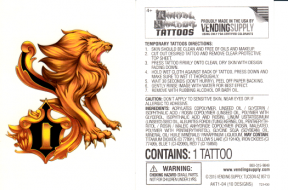 Lion Temporary Tattoo