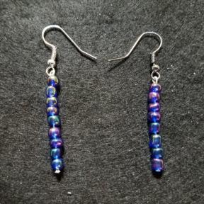 Mermaid Purple Earring  