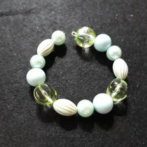 Ocean Green Light Beaded Bracelet