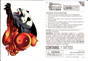 Panda Temporary Tattoo