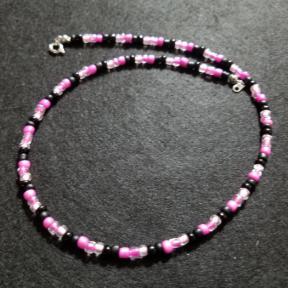 Pink Lady Bead Necklace