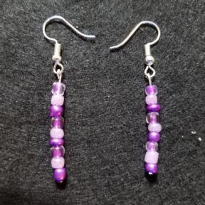 Purple Haze Earring