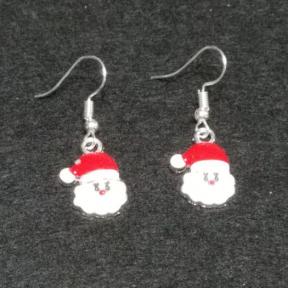 Santa Head Earring