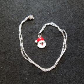 Santa Head Necklace