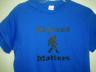 Blue Bigfoot Matters T-Shirt