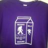 Purple Missing Bigfoot T-shirt