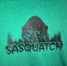 Green Sasquatch T-shirt