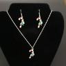 Christmas Candy Cane Jewelry Set