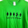 Dare to be different green T-shirt