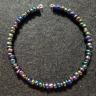 Oil slick black bracelet