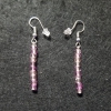 Petite Pink Bead Earring