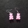 Pink Gummy Bear Earring