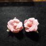 Pink Rose Hair Clip