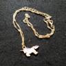 White & Purple Unicorn Necklace 